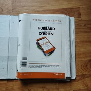 Pearson Microeconomics Binder - Orange and White